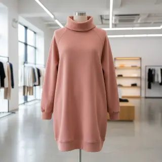 Jerse trening pieptănat faded coral