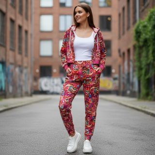 Jerse trening Big eyes design A digital print