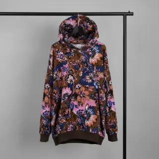 Jerse trening Flowers Mici brown digital print