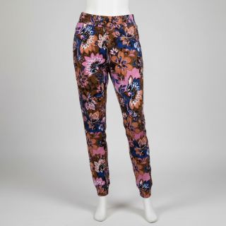 Jerse trening Flowers Mici brown digital print