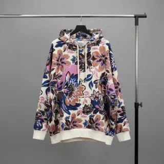 Jerse trening Flowers Mici ecru digital print