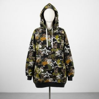 Jerse trening Graffiti army green digital print