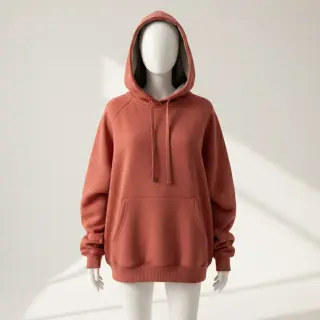 Jerse trening pieptănat JOGGING henna melange