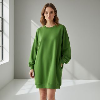 Jerse trening pieptănat JOGGING green