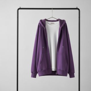 Jerse trening pieptănat JOGGING purple