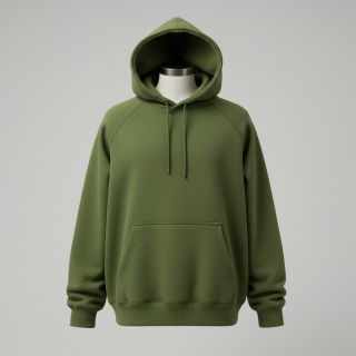 Jerse trening pieptănat JOGGING forest