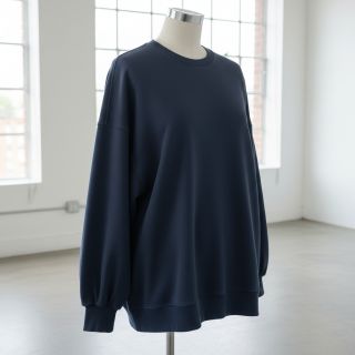 Jerse trening pieptănat JOGGING navy