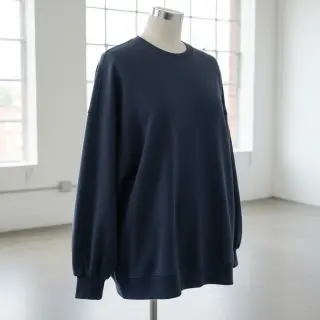 Jerse trening pieptănat JOGGING navy