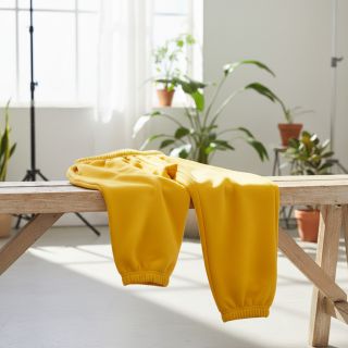 Jerse trening pieptănat JOGGING yellow