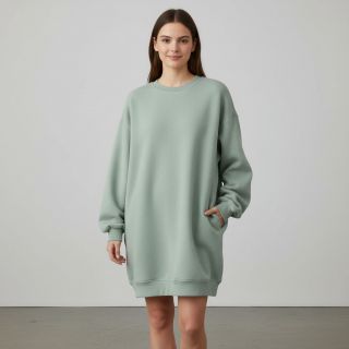 Jerse trening pieptănat JOGGING old green