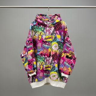 Jerse trening Manga fuchsia digital print