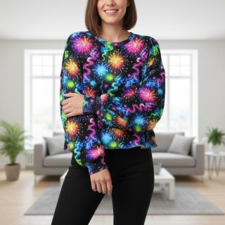 Jerse trening Fire works design C digital print