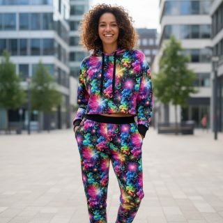 Jerse trening Fire works design A digital print