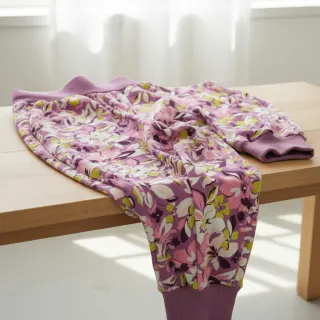 Jerse trening Bright flowers design pink lime
