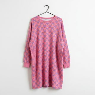 Jerse trening Abstract flowers wave purple digital print