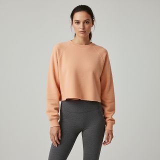 Jerse trening pieptănat JOGGING light salmon