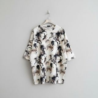 Tricot Majestic horses design C digital print