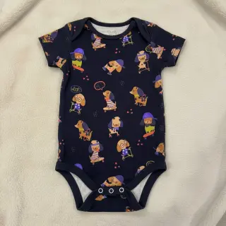 Tricot Dogs navy digital print