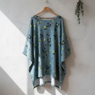 Tricot NEON Super heroes smoke blue melange