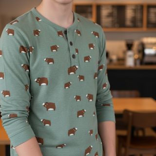 Tricot Bears dark mint melange