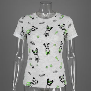 Tricot NEON Super heroes ecru melange