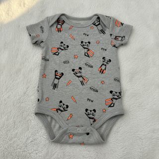 Tricot NEON Super heroes light grey melange