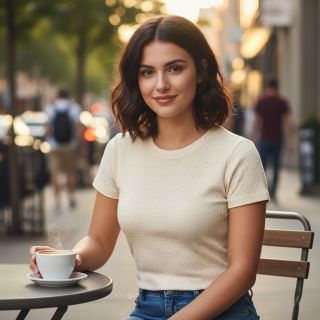 Tricot cu in WAFFLE SIMPLY NATURAL