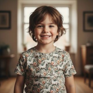 Tricot Pretty Horses design B digital print