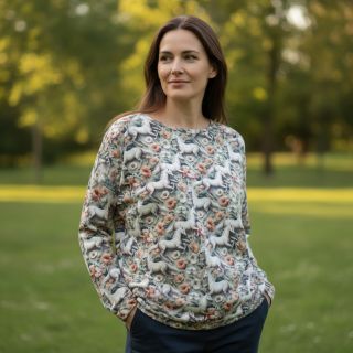 Tricot Pretty Horses design B digital print