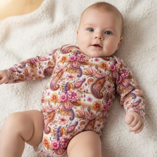 Tricot Paisley woody design A digital print