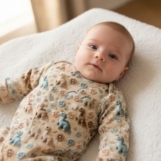 Tricot 3D Friends design A digital print