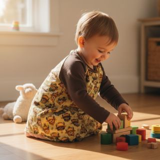 Tricot Winter faces design B digital print