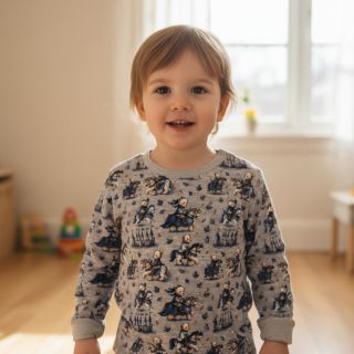 Tricot Bears on a mission design B digital print