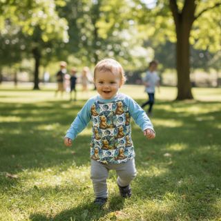 Tricot Mini animals design A digital print