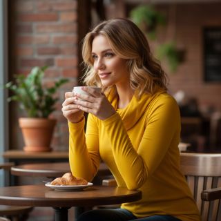 Tricot VISCOSE LYCRA HEAVY yellow