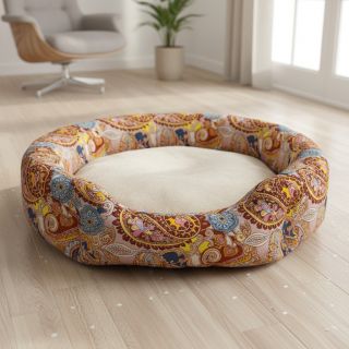 Blăniță artificială Paisley digital print