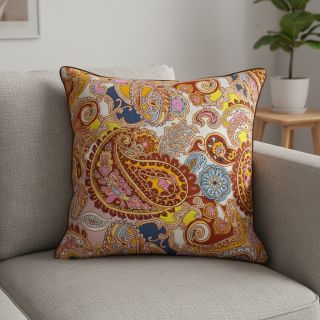 Blăniță artificială Paisley digital print