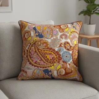 Blăniță artificială Paisley digital print
