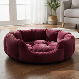 Blăniță artificială SMOOTH bordeaux