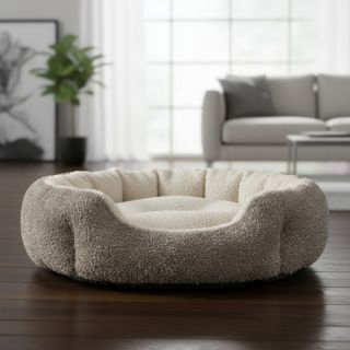 Blăniță artificială LUREX SILVER taupe