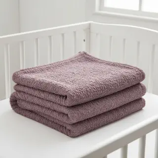Blăniță artificială Curly mauve