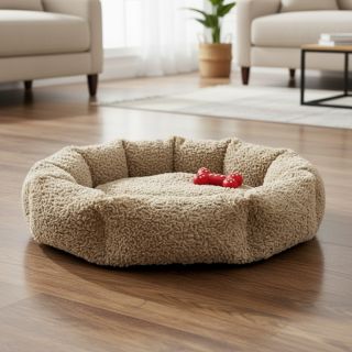 Blăniță artificială Curly beige