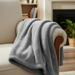 Blăniță artificială LUREX SILVER grey