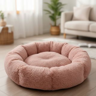 Blăniță artificială LUREX SILVER rose