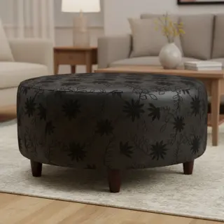 Piele sintetică pentru îmbrăcăminte Flowers design C