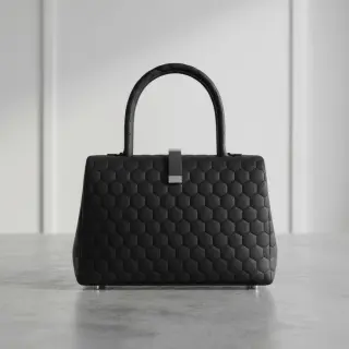 Piele sintetică Bacquet noir