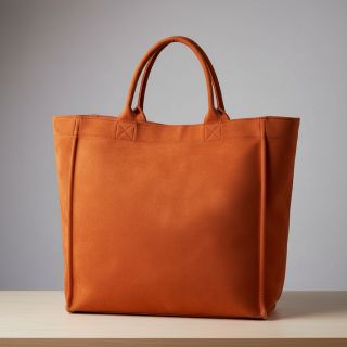 Imitație de piele întoarsă ALASKA orange/brique