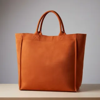 Imitație de piele întoarsă ALASKA orange/brique