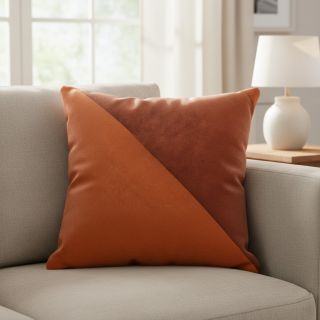 Imitație de piele întoarsă ALASKA orange/brique