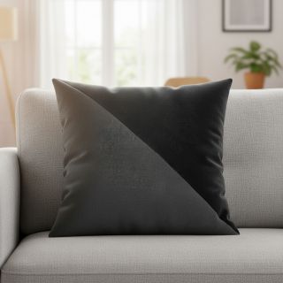 Imitație de piele întoarsă ALASKA noir/acier